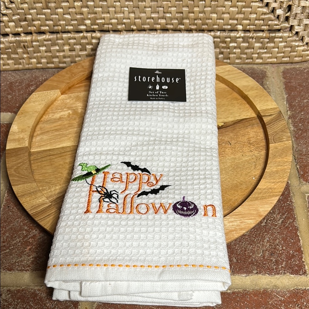 Storehouse Halloween Kitchen Towel 2 PK